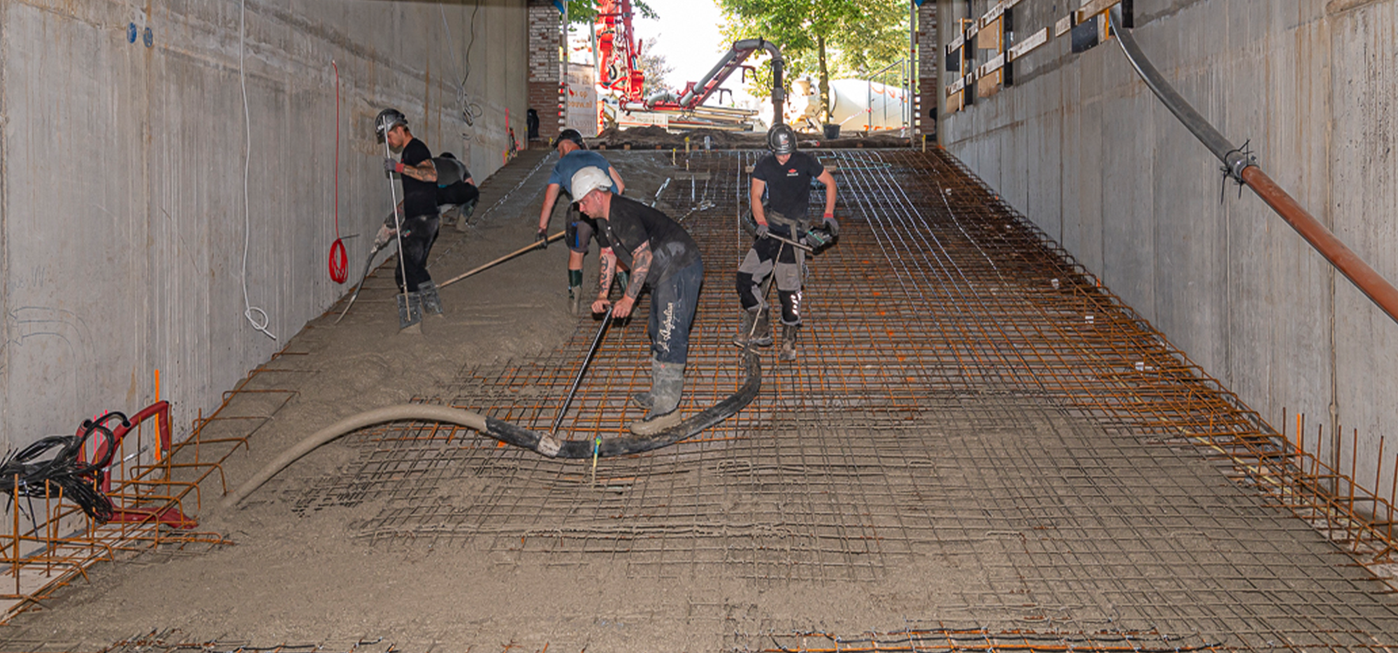 beton storten hellingsbaan - nijmegen